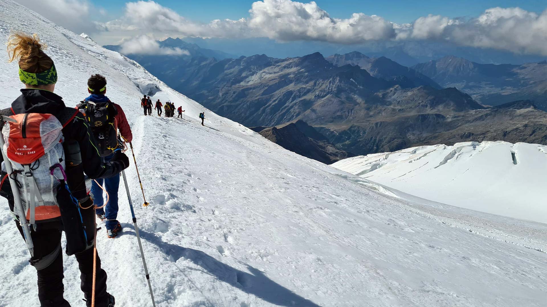 Salita alpinistica sul Monte Rosa e gestione dell'acclimatamento in quota