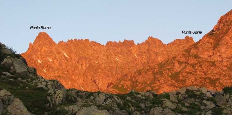Alpinismo in Piemonte: Monviso, cresta Punta Roma Punta Udine Alpinismo in Piemonte: Monviso, cresta Punta Roma Punta Udine
