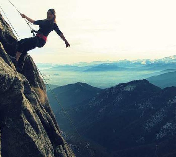 Arrampicata in Piemonte: Rocca Sbarua, settore normale