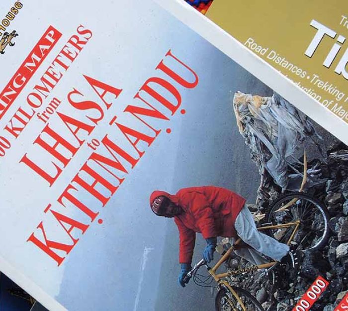 Tibet e Nepal - mappa mtb e bici da Lhasa a Kathmandu
